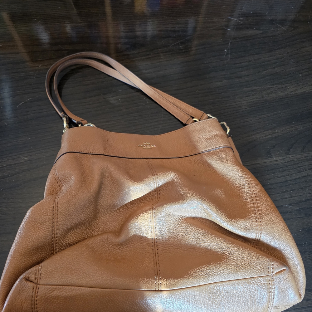 Coach Brown Leather Shoulder Bag